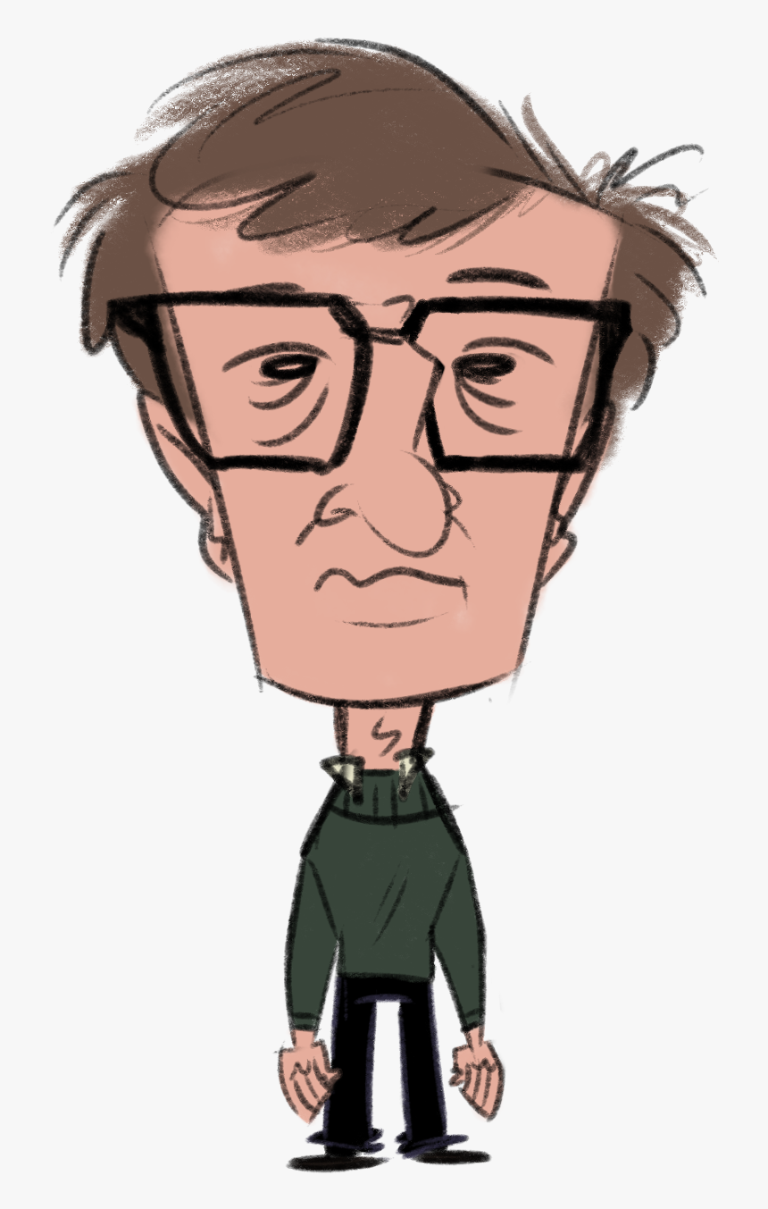 Woody Allen - Cartoon, HD Png Download, Free Download