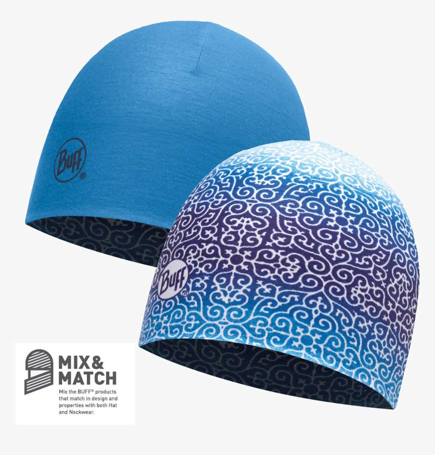 Reversible Dharma Blue/french Blue [coolmax Hat] - Buff Coolmax Reversible Hat Blue, HD Png Download, Free Download