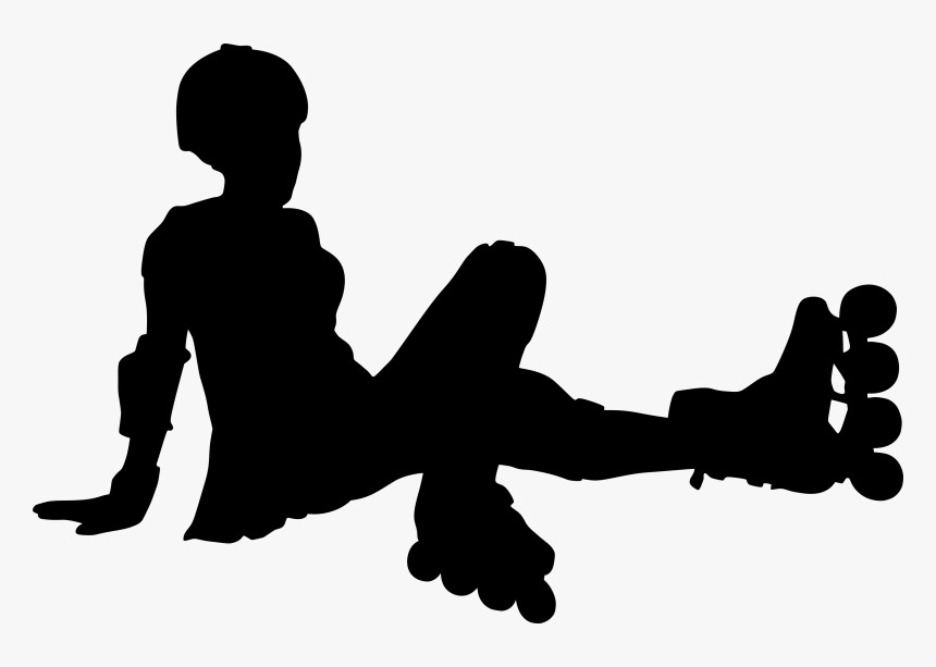 Png Roller Skates Silhouette, Transparent Png, Free Download