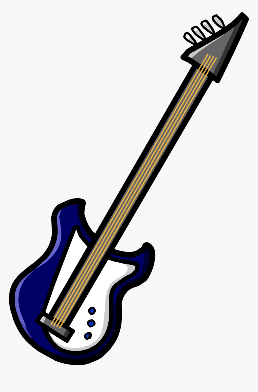 Official Club Penguin Online Wiki - Club Penguin Electric Guitar, HD Png Download, Free Download