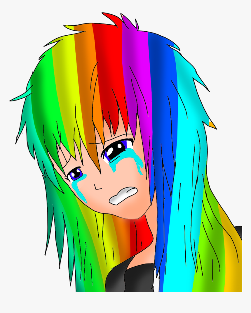 Crying Girl - Cartoon, HD Png Download, Free Download