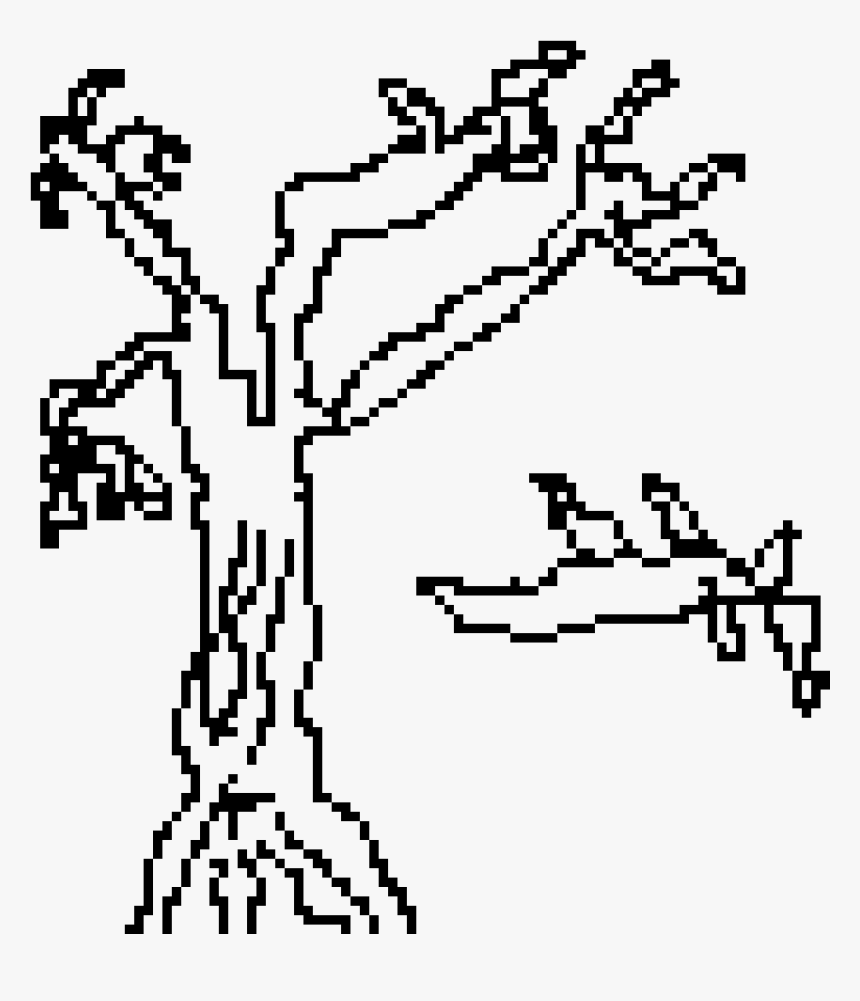 The Dying Tree - Line Art, HD Png Download, Free Download