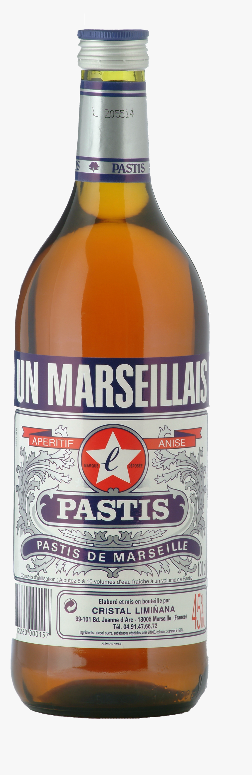 Pastis Marseillais Made In Marseille Made In France - Le Pastis De Marseille, HD Png Download, Free Download