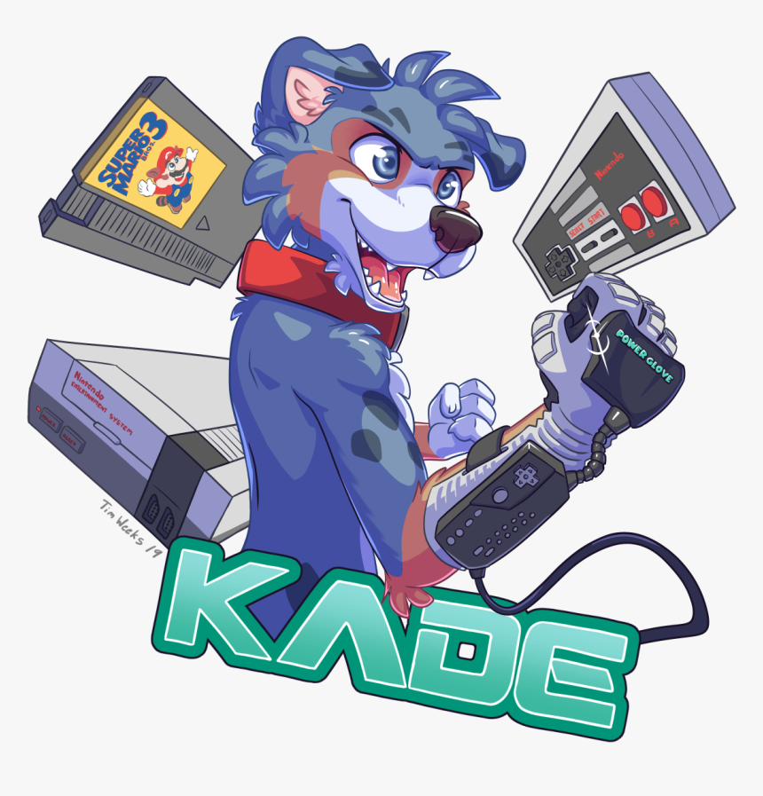 Kade Power Glove Badge - Cartoon, HD Png Download, Free Download