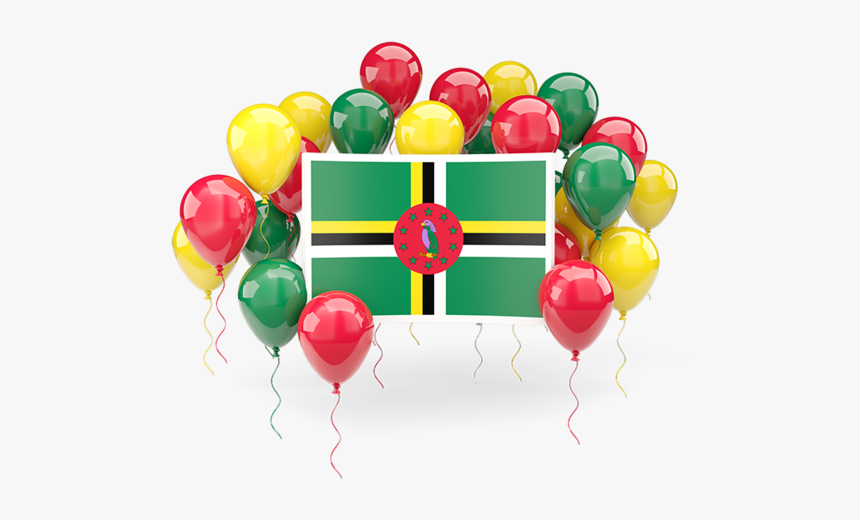 Square Flag With Balloons - Kuwait Flag Balloons Png, Transparent Png, Free Download