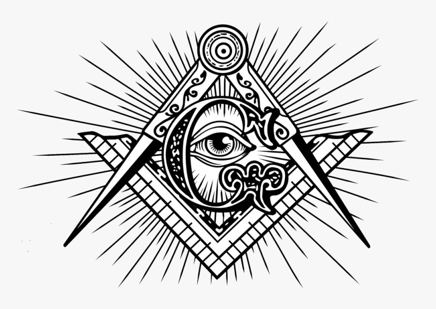 Masonry - All Seeing Eye Free Mason Png, Transparent Png, Free Download