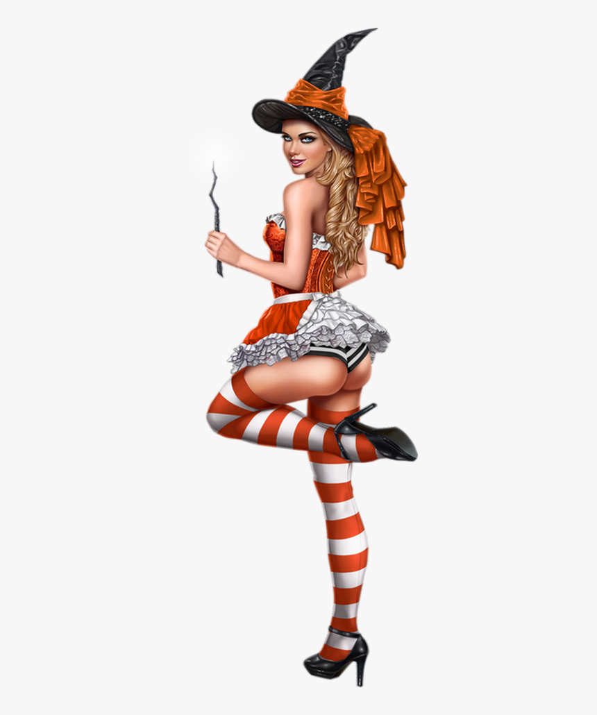 Transparent Sexy Halloween Png - Free Sexy Witch Png, Png Download, Free Download
