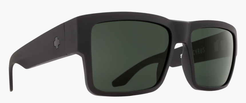Matte Black/hd Plus Gray Green - Spy Sunglasses, HD Png Download, Free Download