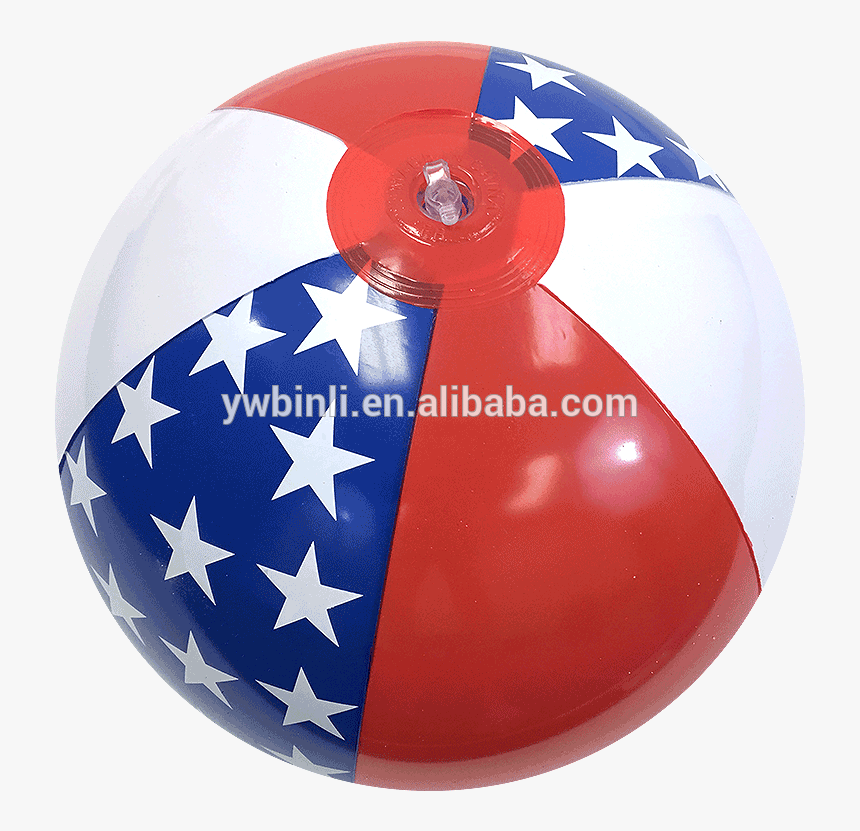 White Blue And Red Color American Flag Beach Balls - Kenston High School Logo, HD Png Download, Free Download