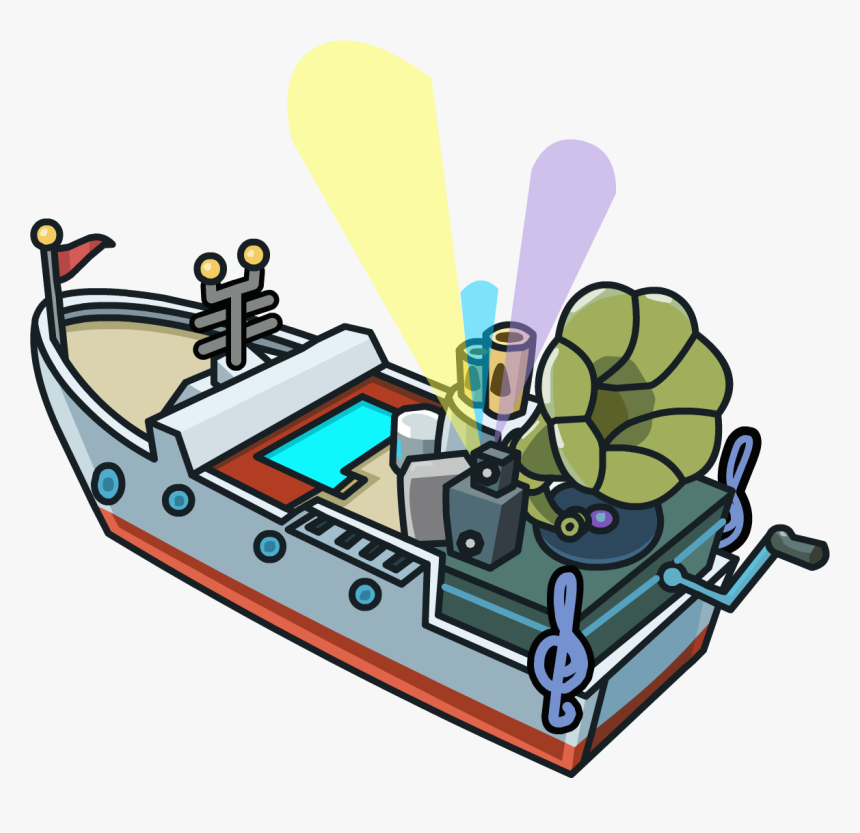 Cruise Clipart Party Boat - Airboat, HD Png Download, Free Download