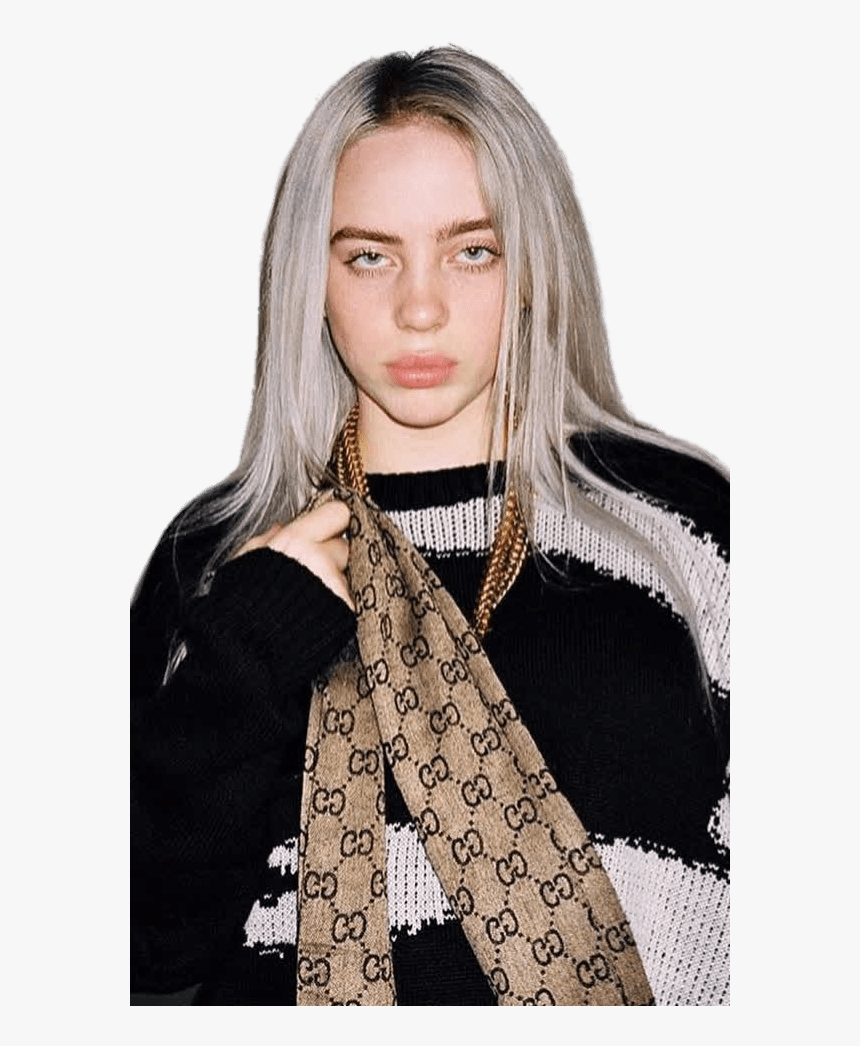 Billie Eilish Black And White Sweater, HD Png Download, Free Download