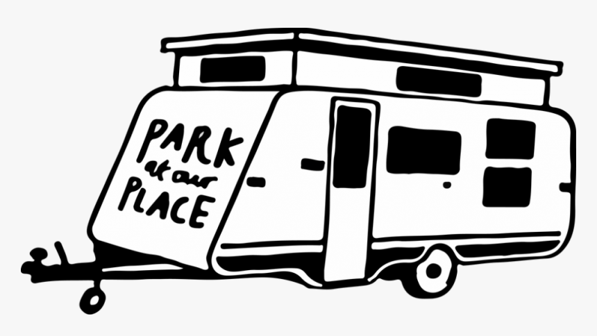 Transparent Camper Clipart - Caravan Clip Art, HD Png Download, Free Download