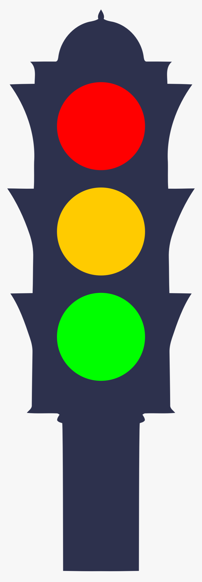 Traffic Light Big Image - Clip Art Of Traffic Signal, HD Png Download, Free Download