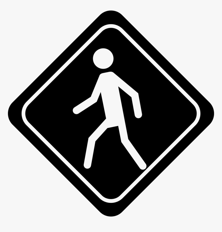 Walking Walker Traffic Signal Of Rhomb Shape - Objetos Con Forma De Rombo, HD Png Download, Free Download