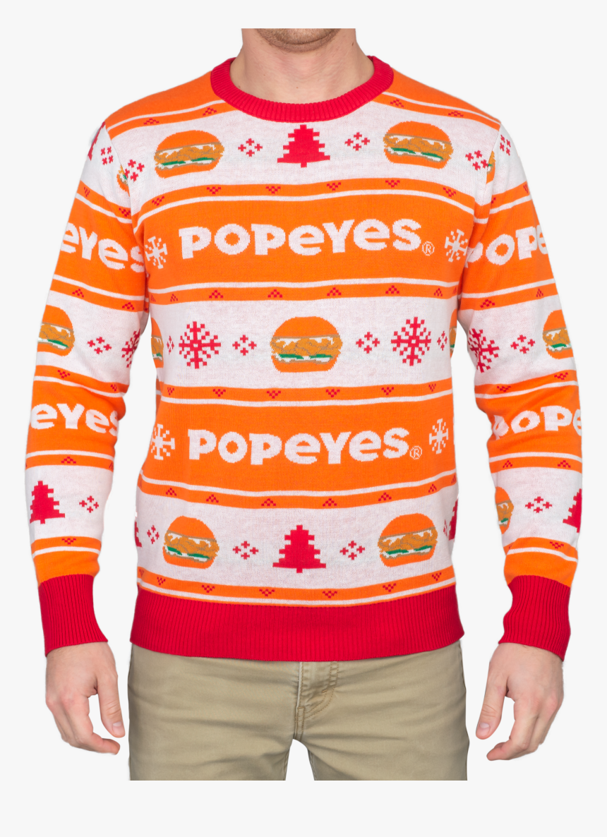 Popeyes Ugly Christmas Sweater, HD Png Download, Free Download