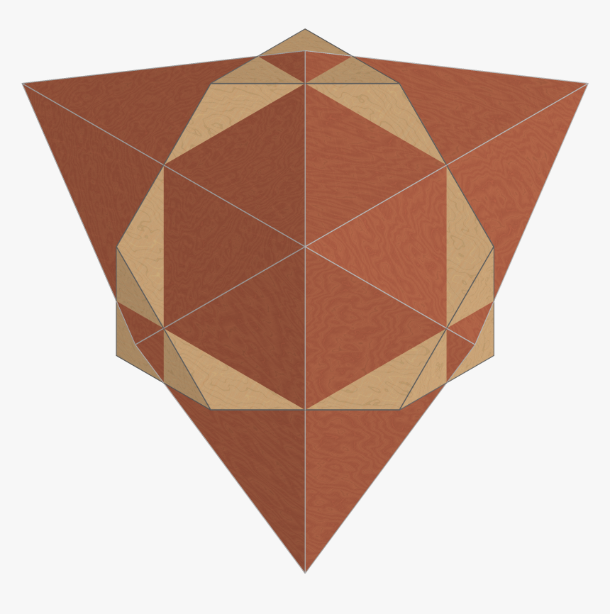 Dual Compound Truncated 4 From Hexagon - Origami, HD Png Download, Free Download