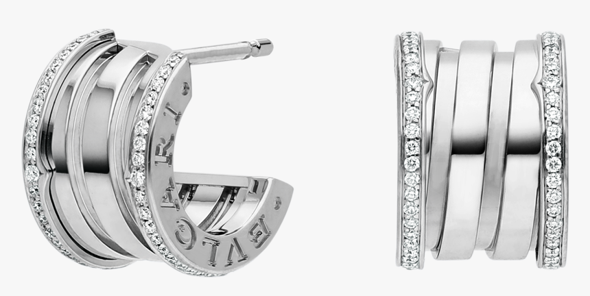 Bvlgari B Zero1 Earrings Diamond, HD Png Download, Free Download