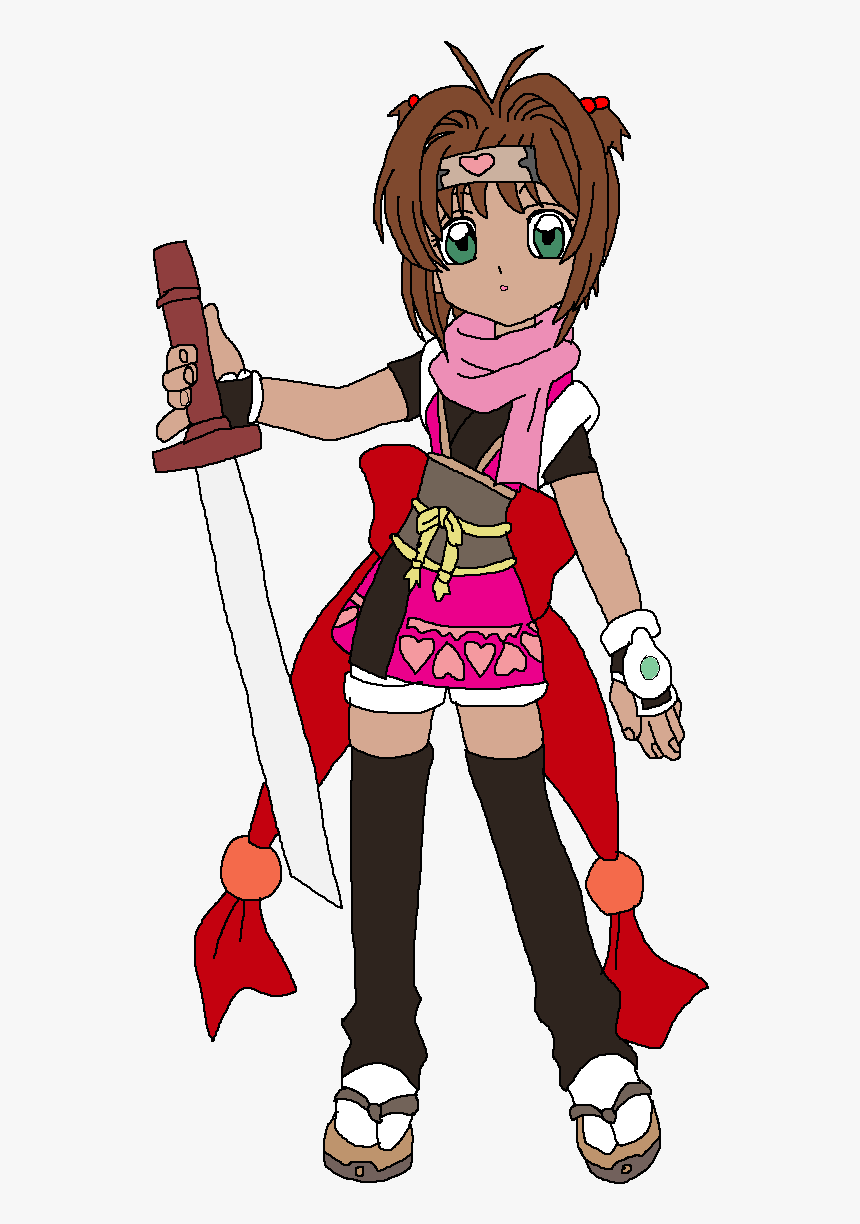 Sakura Dressed As Yumi"s Miracle Ninja - Cartoon, HD Png Download, Free Download