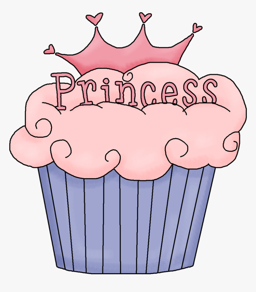 Png Transparent Library Princess Cupcake Png By Gaildreaan - Princess Birthday Cake Cartoon, Png Download, Free Download