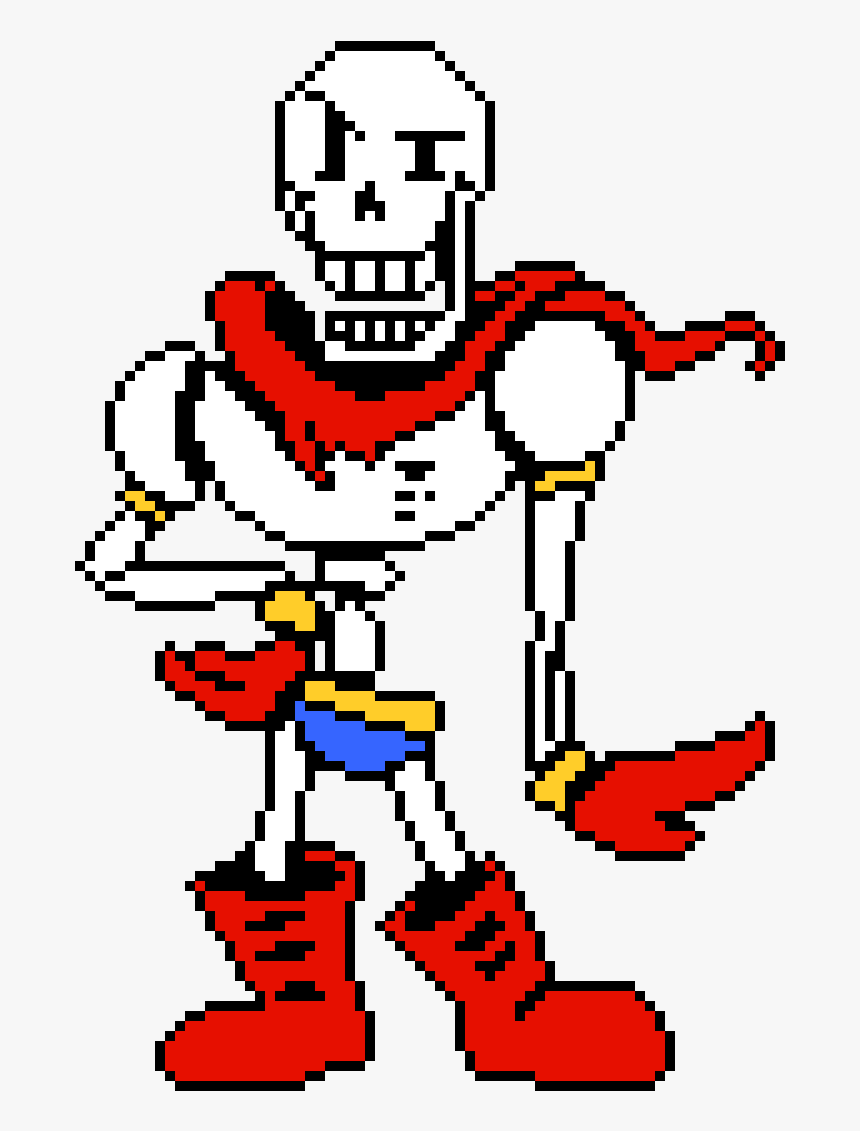 Papyrus Sprite - Awsome - Pacman - Undertale Papyrus - Papyrus Undertale Png, Transparent Png, Free Download