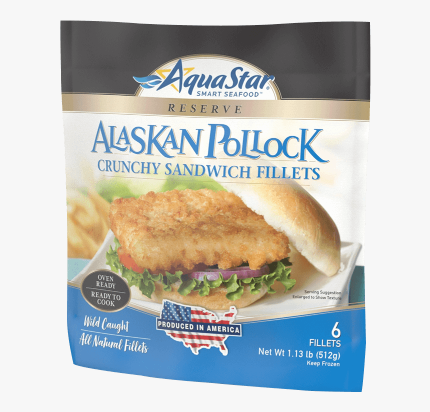 Aqua Star Fillets Alaskan Cod Crunchy Breaded, HD Png Download, Free Download