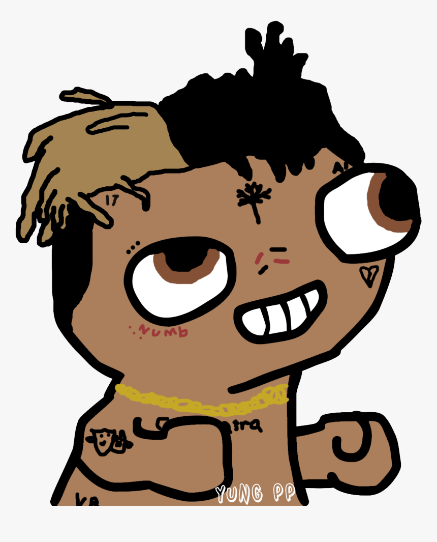 17 7 モ3 Cartoon Cheek Clip Art Head - Fsjal Xxxtentacion, HD Png Download, Free Download