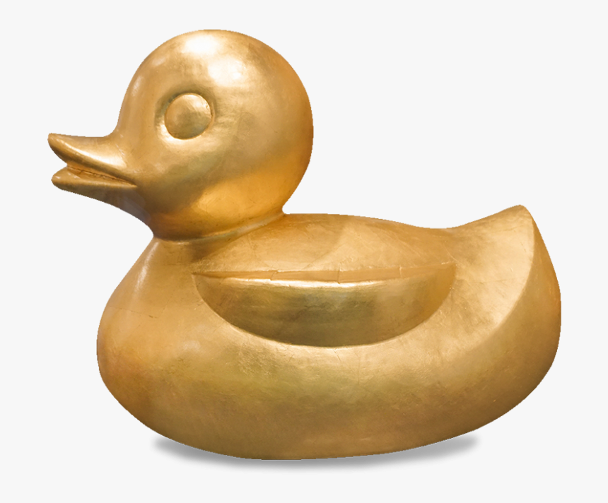 Gold Leaf Design Group Fiberglass Duck - Duck, HD Png Download, Free Download