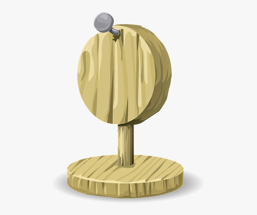 Transparent Placa De Madeira Png - Nail In Wood Clipart, Png Download, Free Download
