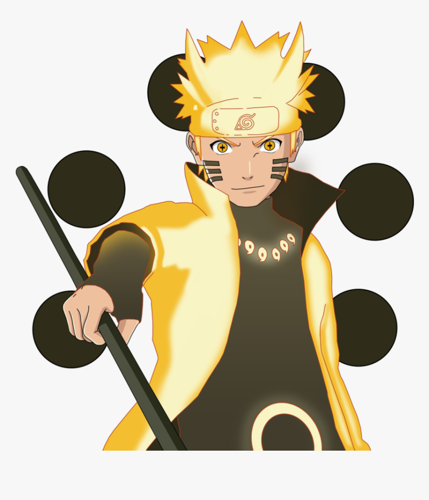 Transparent Naruto Hokage Png - Naruto Uzumaki Kurama Sage Mode, Png Download, Free Download