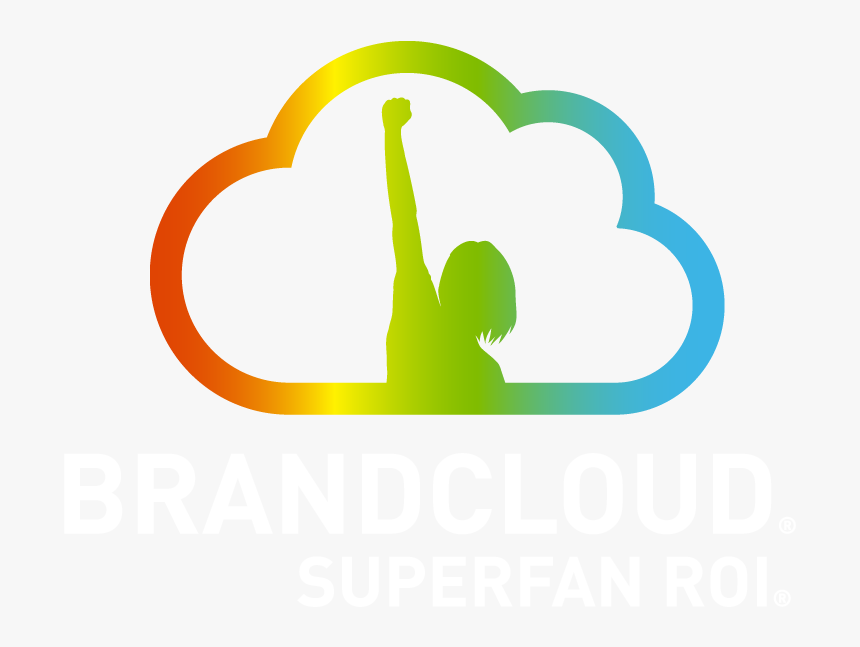 Brandcloud Superfan Logo White Rgb - Graphic Design, HD Png Download, Free Download