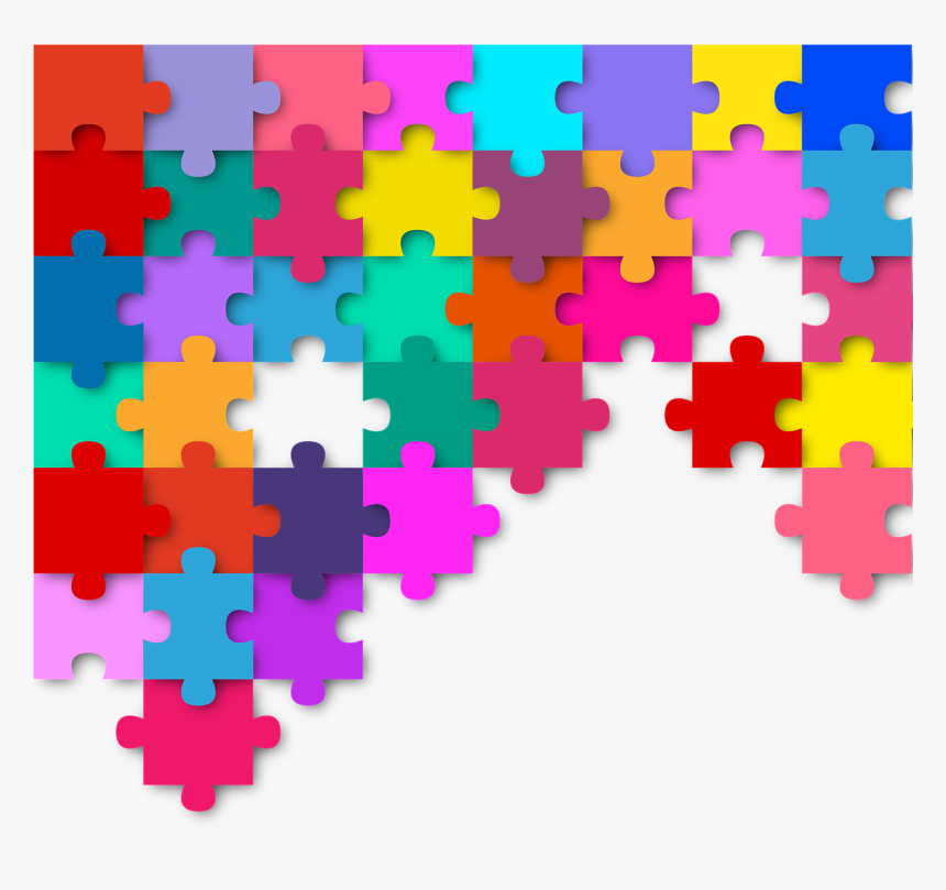 Puzzle, Colorful, Color, Pieces Of The Puzzle , Png - Puzzle Colorido, Transparent Png, Free Download