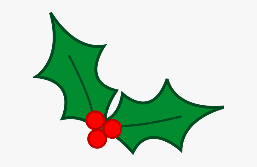Christmas Ornament Clipart Corner Border - Christmas Holly Clipart, HD Png Download, Free Download