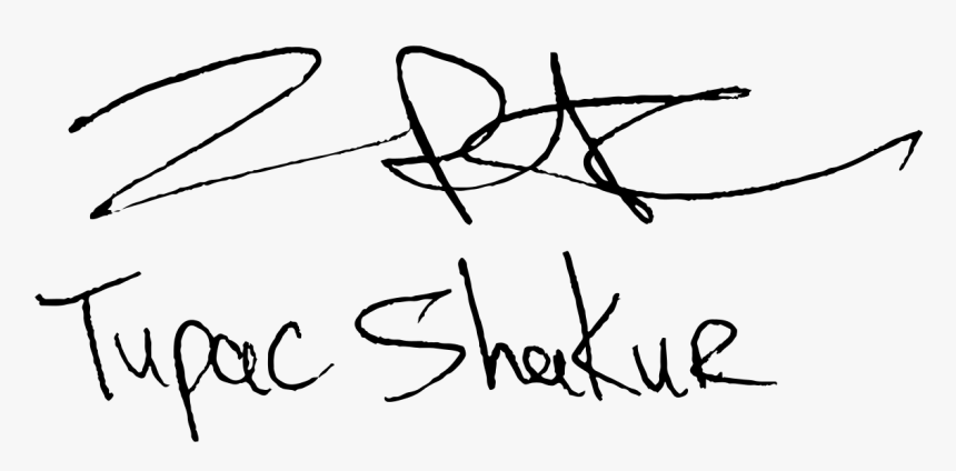 Tupac Signature, HD Png Download, Free Download