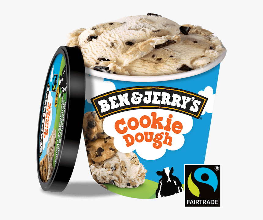 Cookie Dough 500mls - Cookie Dough Ice Cream Ben And Jerry, HD Png Download, Free Download