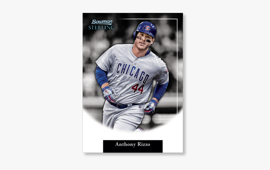 Anthony Rizzo 2019 Bowman Sterling Retrospect Poster - Baseball Player, HD Png Download, Free Download