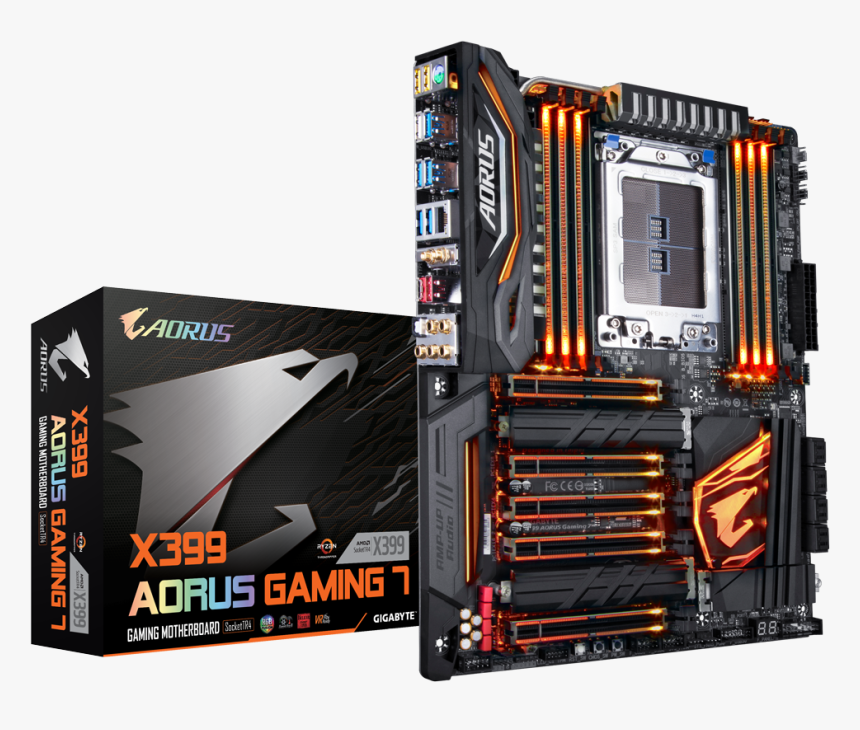 Aorus X399 Gaming 7, HD Png Download, Free Download