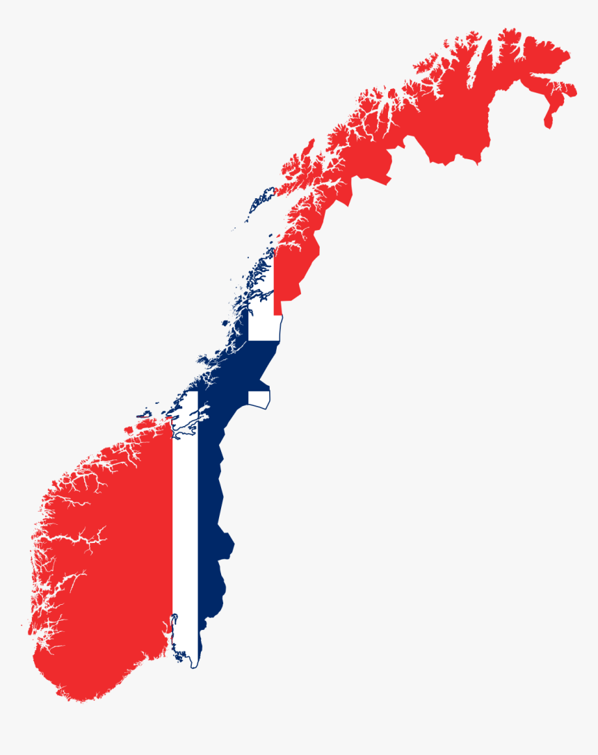 Flag Map Of Norway Commons Wikimedia, HD Png Download, Free Download