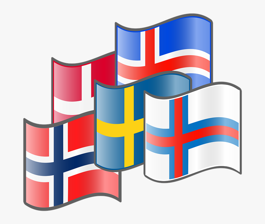 Nordic Flags Png, Transparent Png, Free Download