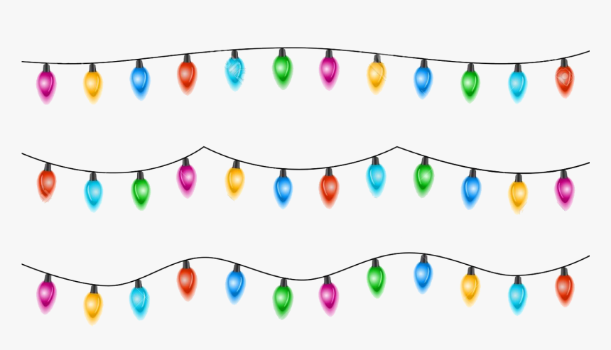 Christmas Lights Png Clipart - Christmas Lights Clipart, Transparent Png, Free Download