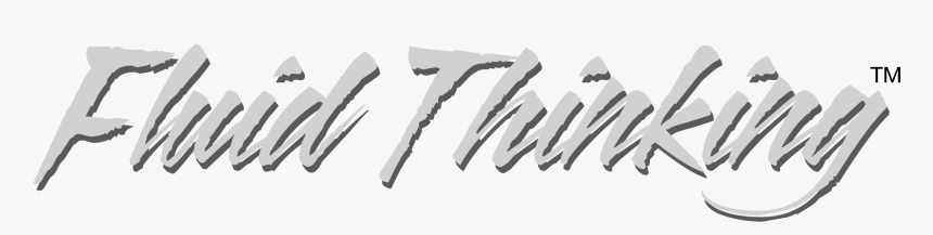 Fluid Thinking Logo Png Transparent - Calligraphy, Png Download, Free Download