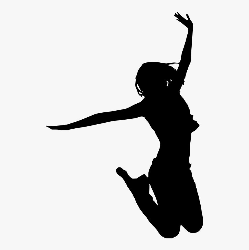 Clases De Baile Moderno - Silhouette Zumba Dance, HD Png Download, Free Download