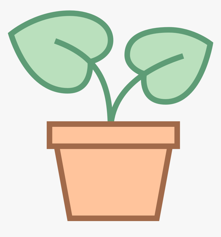 Pot Plant Clipart Many Plant - Potted Plants Clipart Png, Transparent Png, Free Download