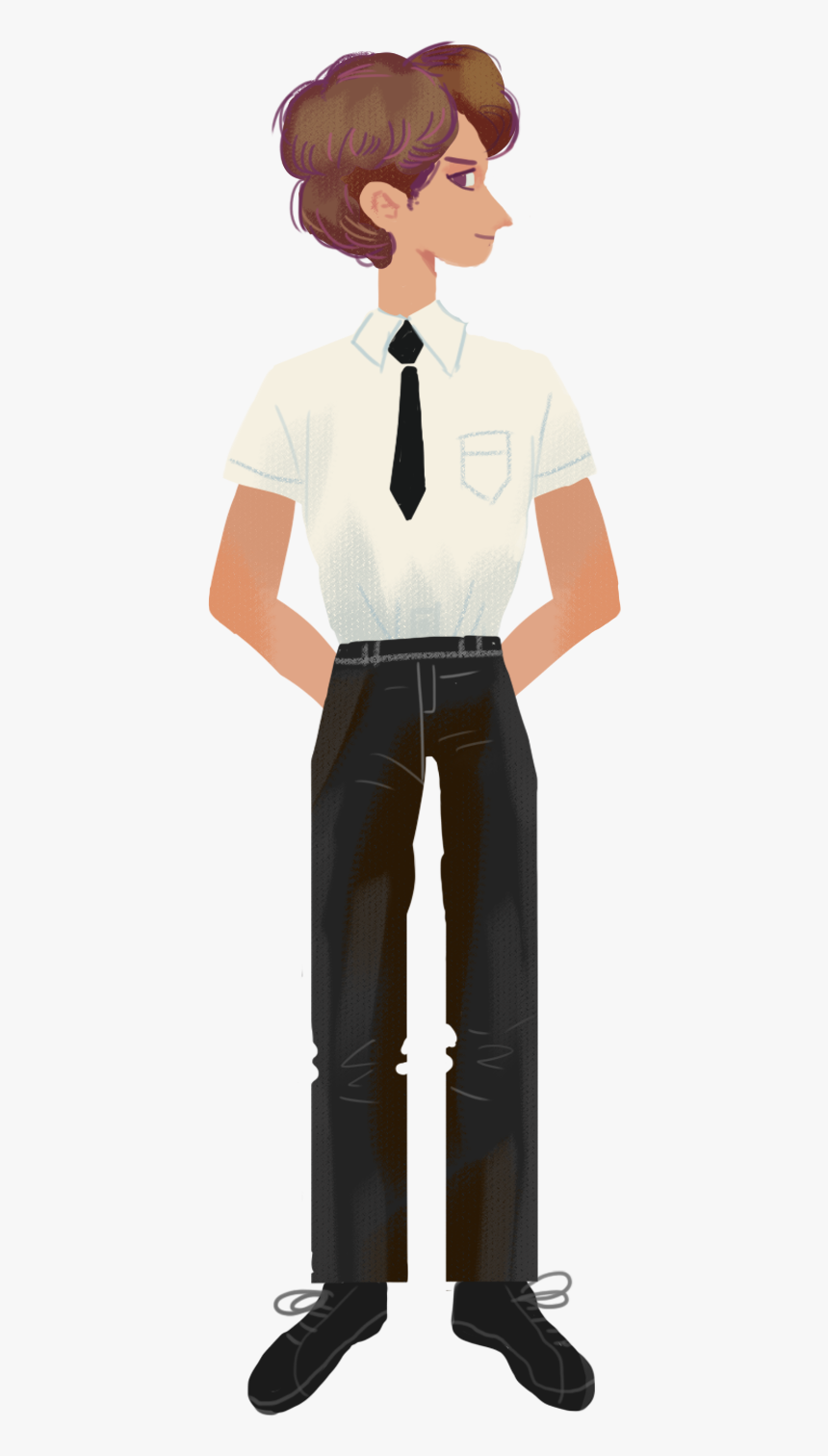 Character Boy Suit Bow Tie Png And Psd - Крутые Персонажи Пнг, Transparent Png, Free Download