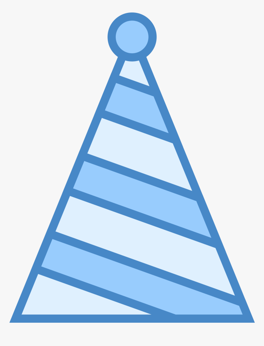 Party Icon Png -party Hat Icon - Party Hat Drawing Png, Transparent Png, Free Download