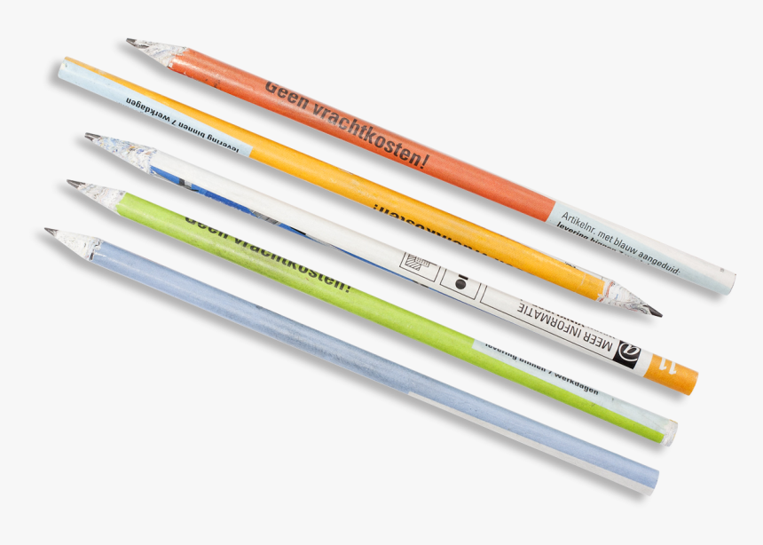 Paper Pencils, Set Of 5-0 - Ball Pen, HD Png Download, Free Download