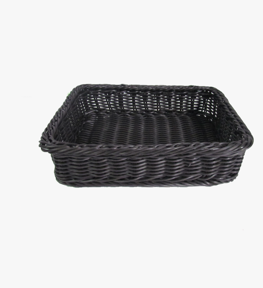 Black Waterproof Wicker Supermarket Storage Baskets - Storage Basket, HD Png Download, Free Download