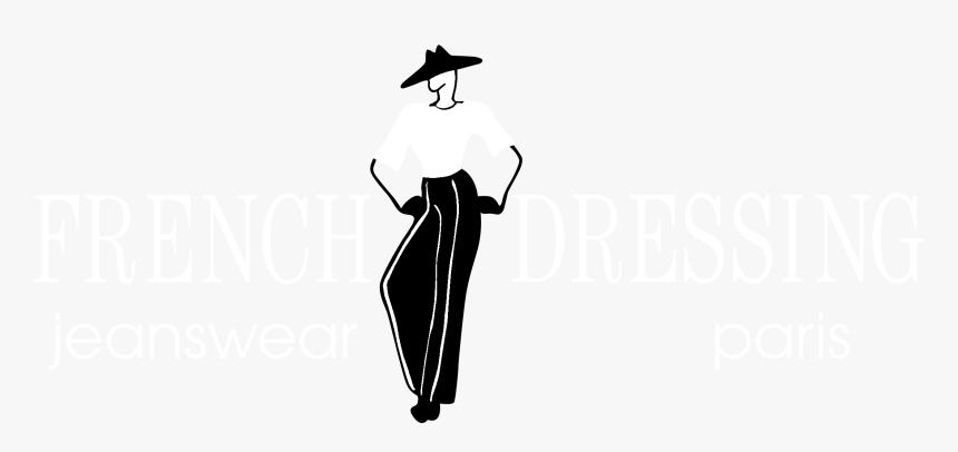 French Dressing Logo Black And White - Illustration, HD Png Download, Free Download