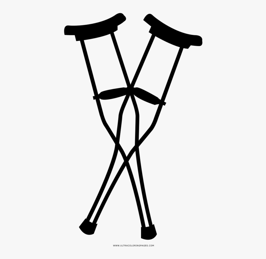 Crutch Background Crutches Transparent - Crutches Clipart Png, Png Download, Free Download
