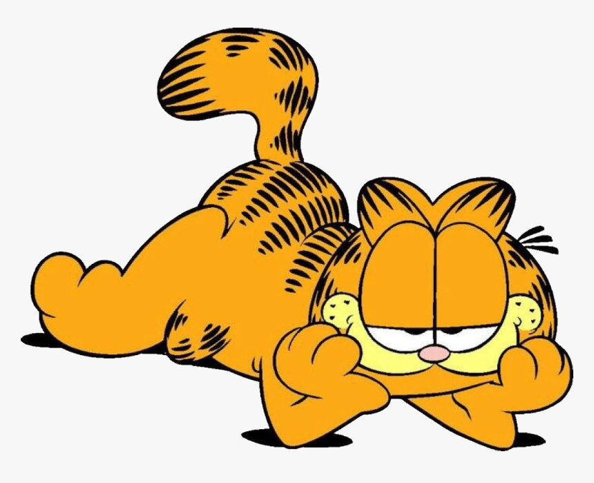 Garfield Gif Cute, HD Png Download - kindpng.