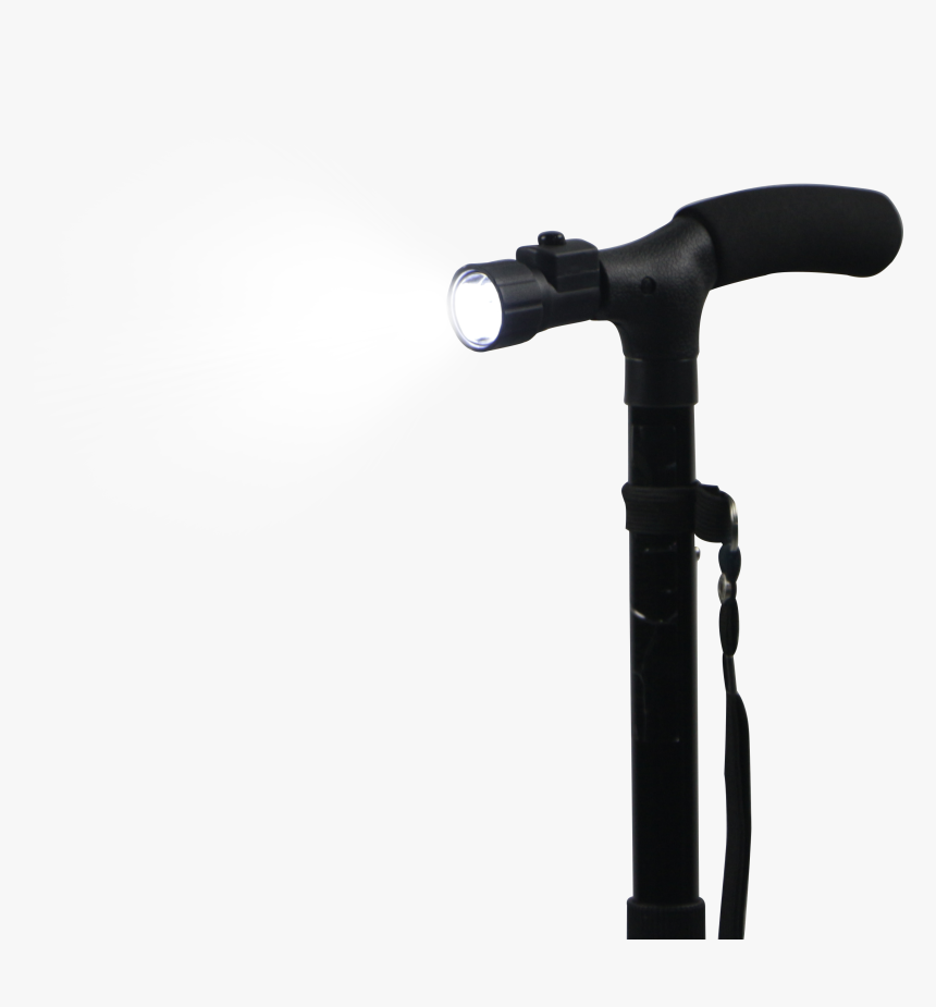 Aluminium Foldable Walking Stick,crutch With Flashlight,lightweight - Hybrid Bicycle, HD Png Download, Free Download